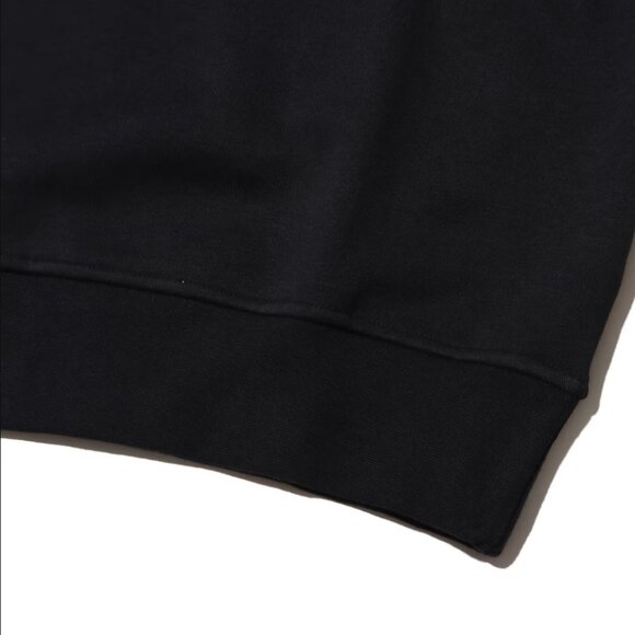 Jordan Brooklyn Fleece Mens Crew-Neck Sweatshirt Black - Picture 8 of 14